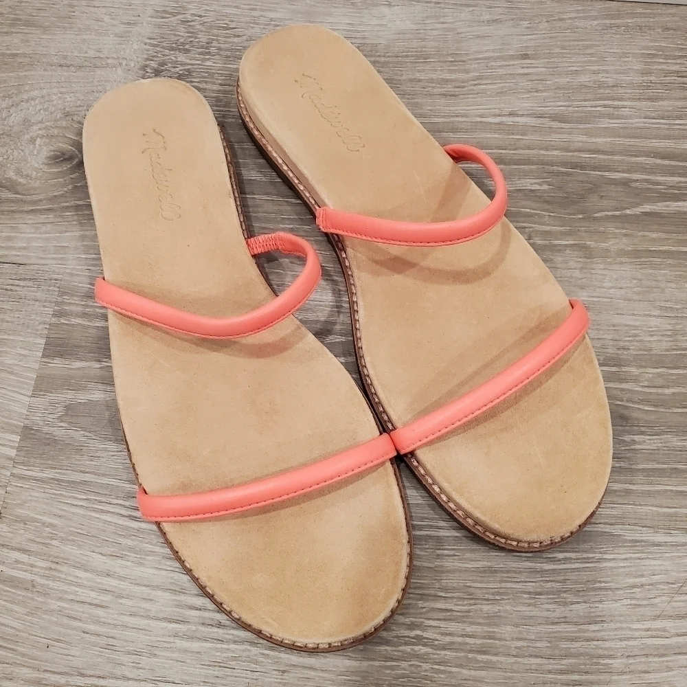 NEW Madewell Paris Sandals In Electric Pink